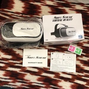 Swift Stream Virtual Reality VR Headset Googles- NEW, Open Box